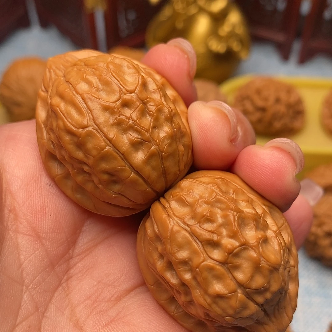 把件文玩核桃31.8全品毕业龟甲纹