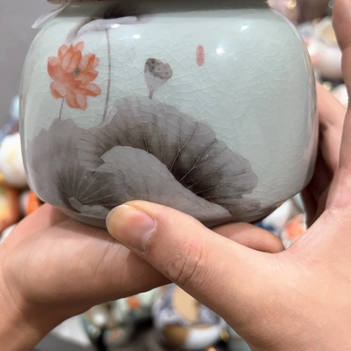 瑕疵福利品陶瓷茶叶罐