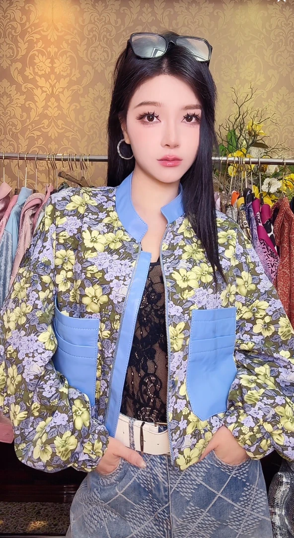 常规款短外套时尚显瘦外套百搭短款上衣1483