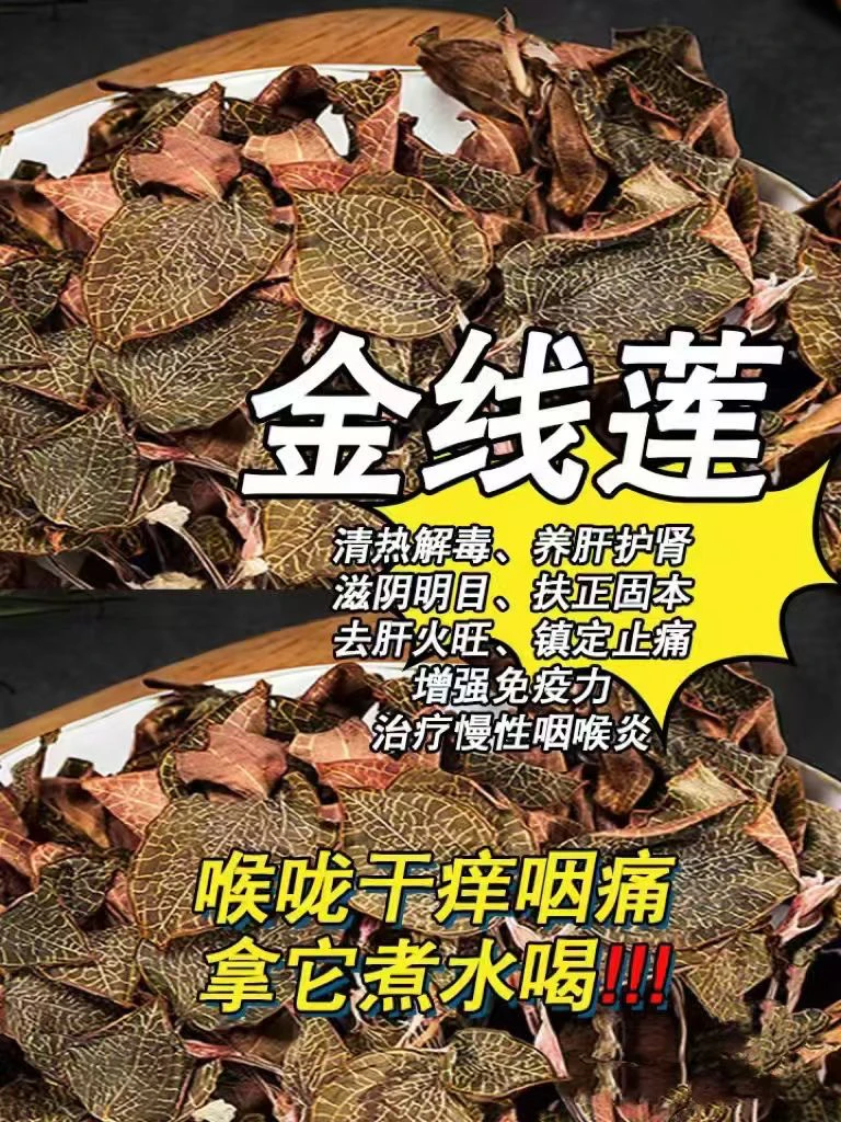 开花金线莲整株干品养生茶