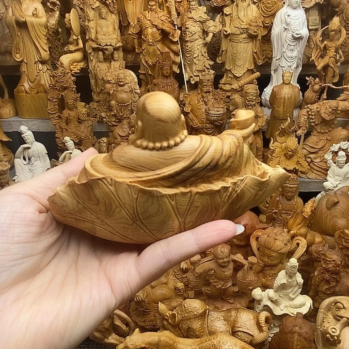 柏木（崖柏）弥勒佛