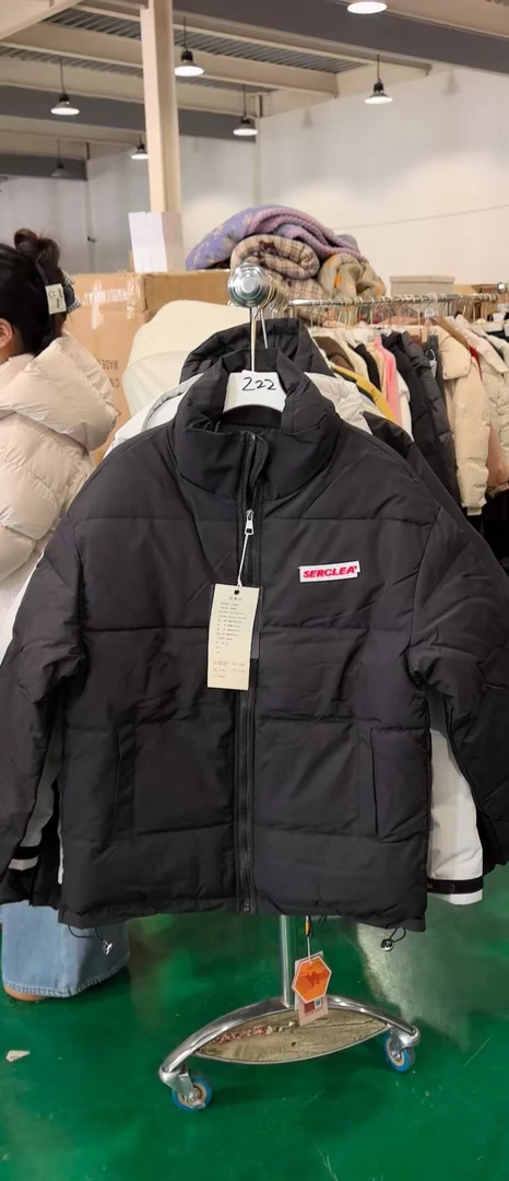 222带帽棉服棉衣连帽短款水洗立领休闲加厚百搭