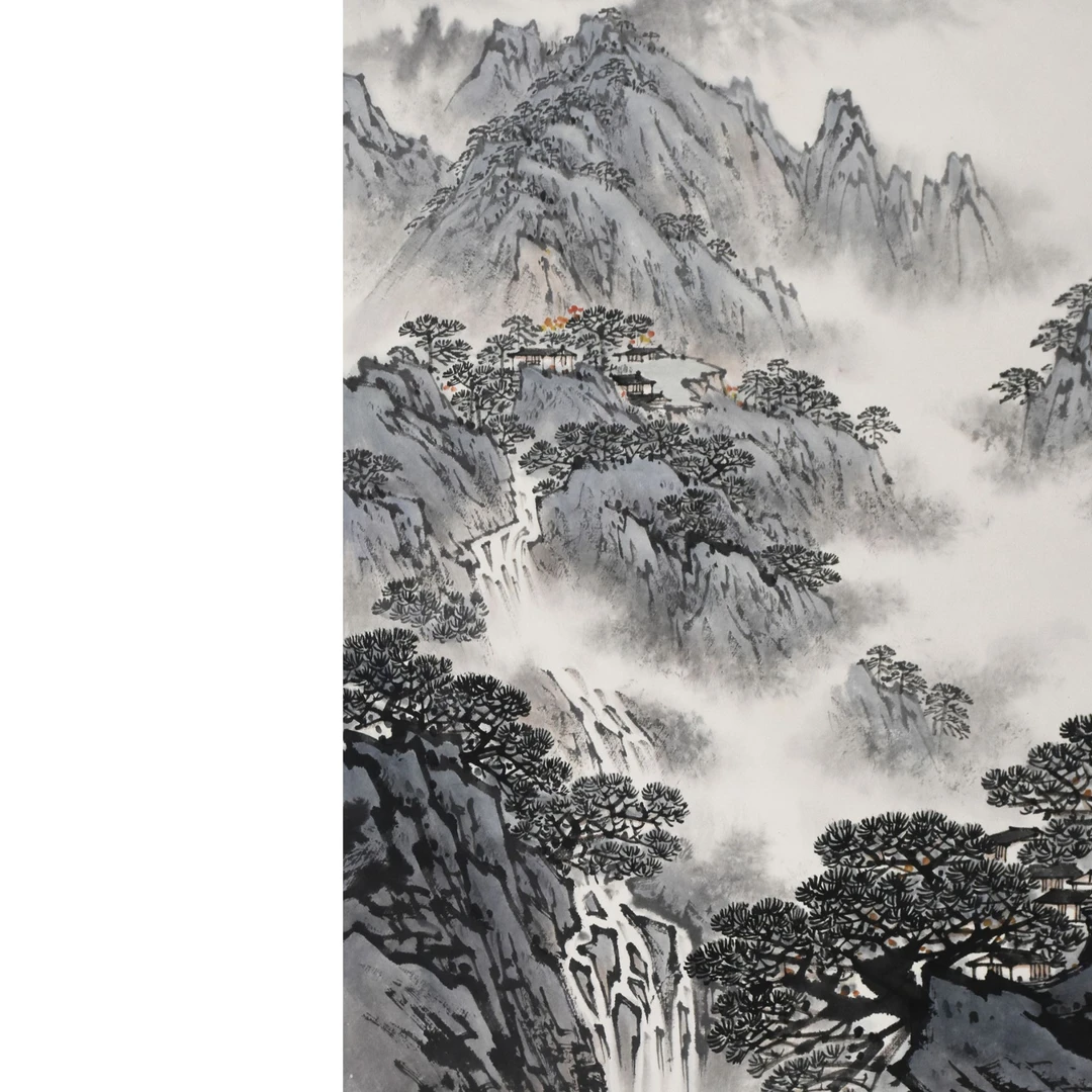 HM5049 宋老 群岚積翠 68×48cm 纸本立轴