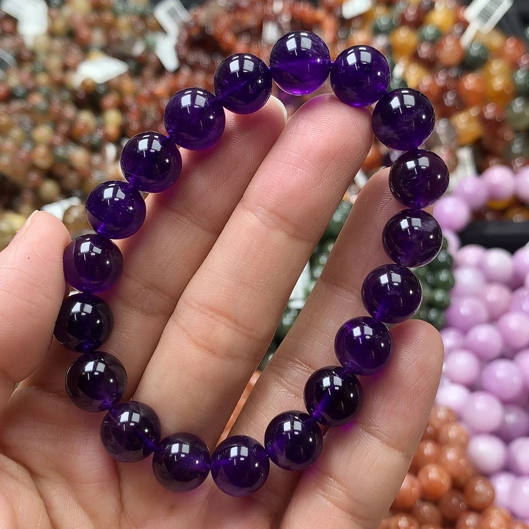 手链未镶嵌水晶紫水晶10mm