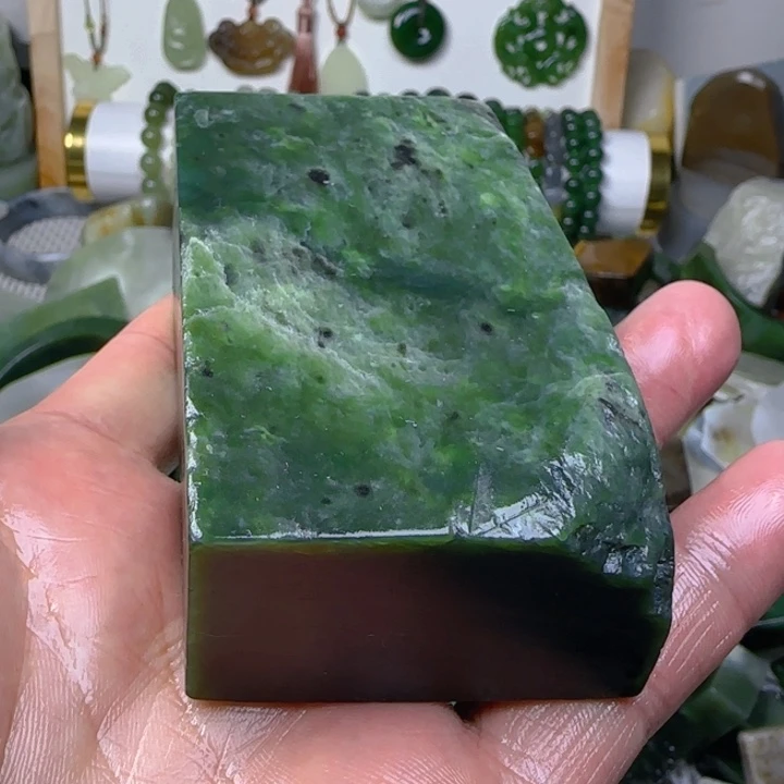 未镶嵌和田玉珠宝半成品贝****猫