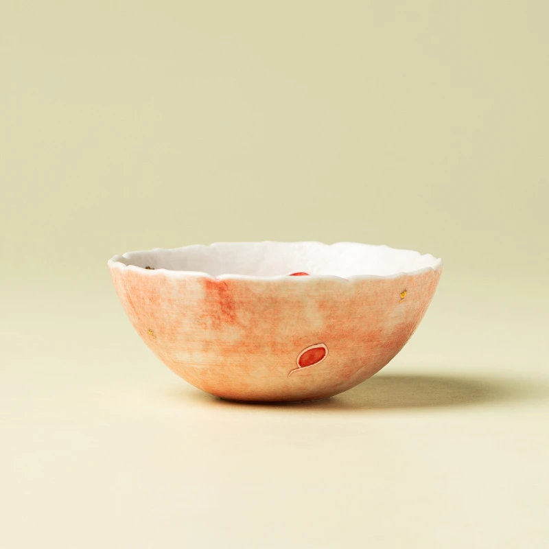 赞朴功夫茶杯岩矿柚粉内绘牡丹主人杯陶瓷茶杯家用喝茶茶盏礼盒装