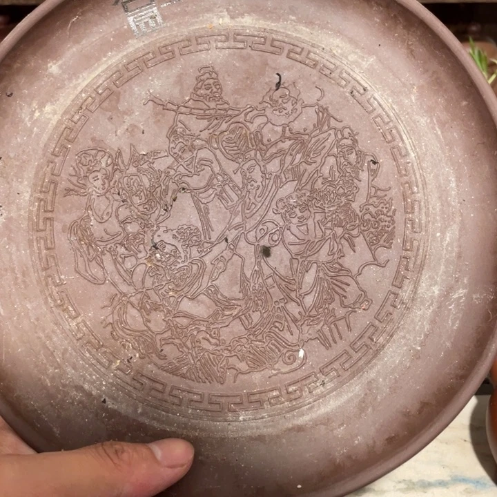 茶壶紫砂紫泥壶承21厘米