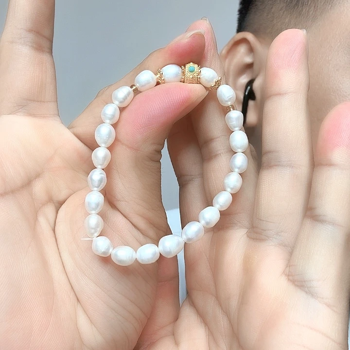 未镶嵌手绳淡水珍珠