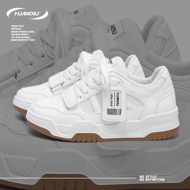 HUANQIU/环球隐形内增高板鞋男2025新款透气轻便休闲鞋百搭运动鞋