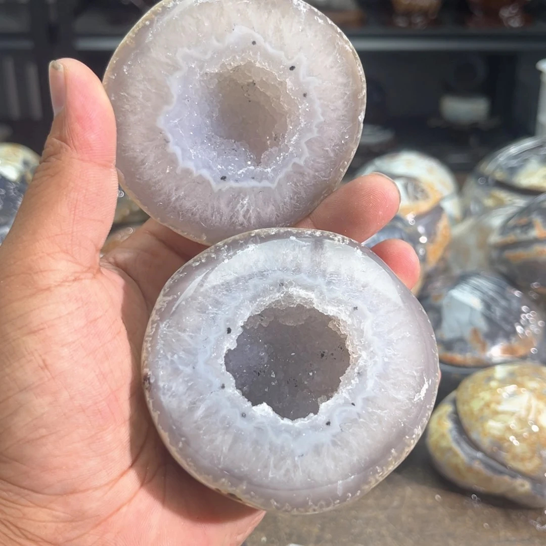 未镶嵌摆件紫晶聚宝盆