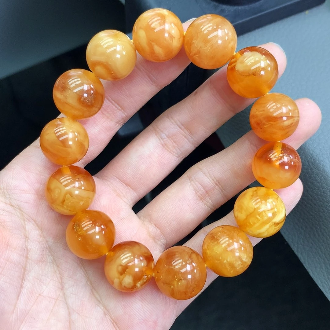 只***喜琥珀未镶嵌珠宝奇石