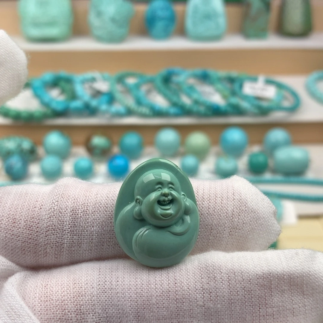 未镶嵌绿松石珠宝奇石