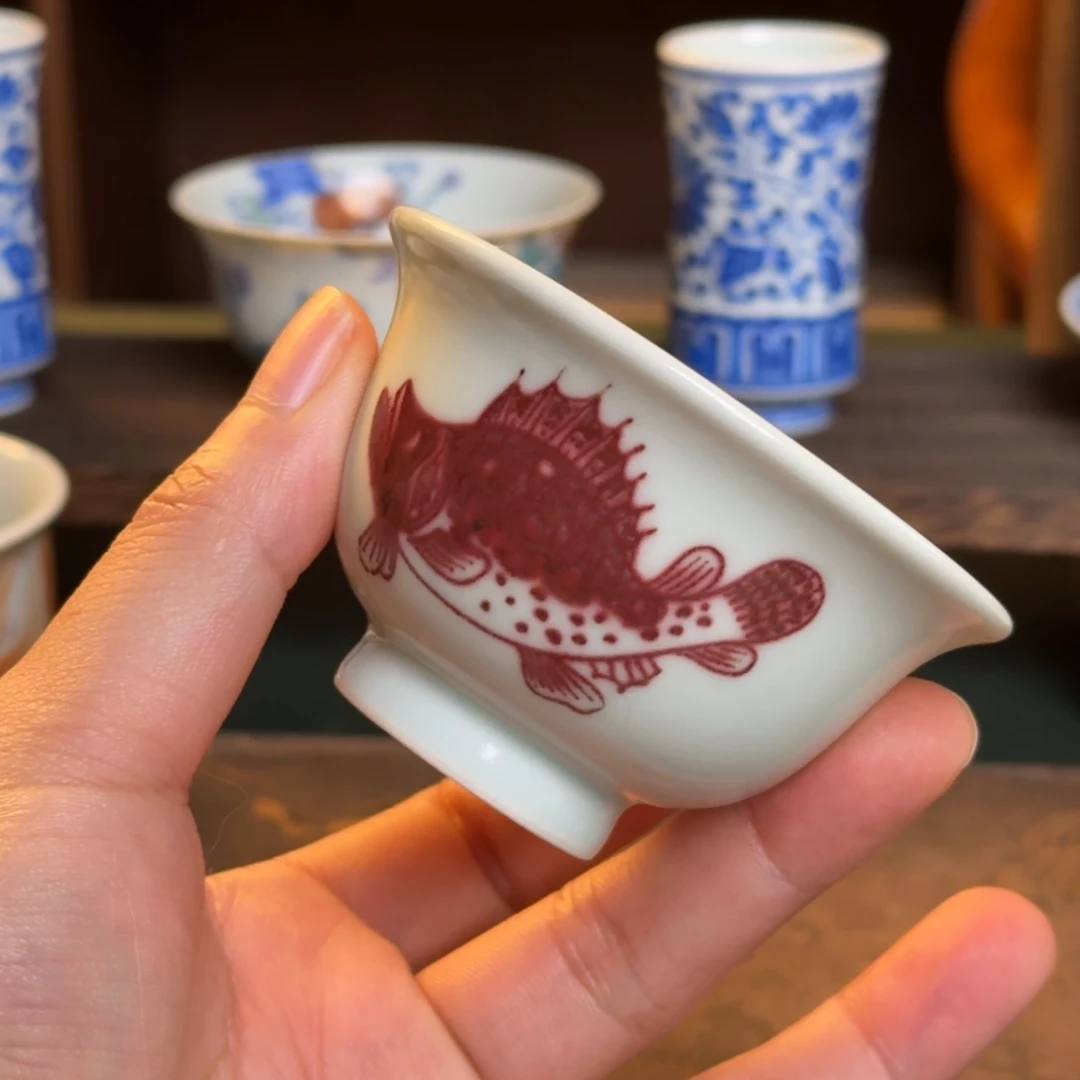 纯手工手绘陶瓷茶具