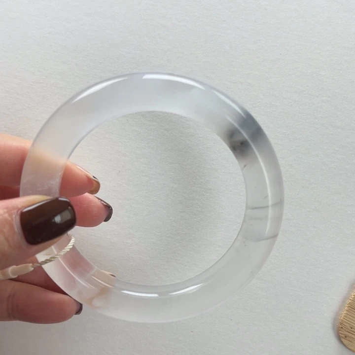 石英质玉未镶嵌手镯55-56