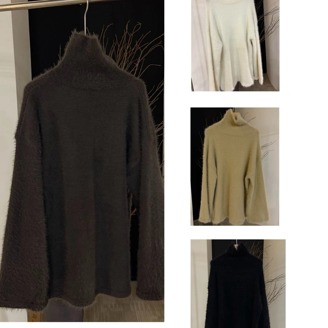 （NW）水貂绒毛高领毛衣170斤以内 25006