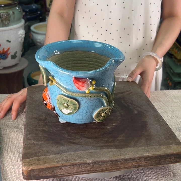 泳坤堂石湾盆微瑕