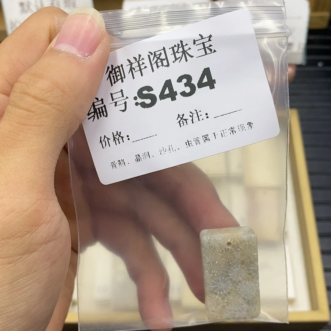 硅化珊瑚（珊瑚玉）未镶嵌颈饰喜*多