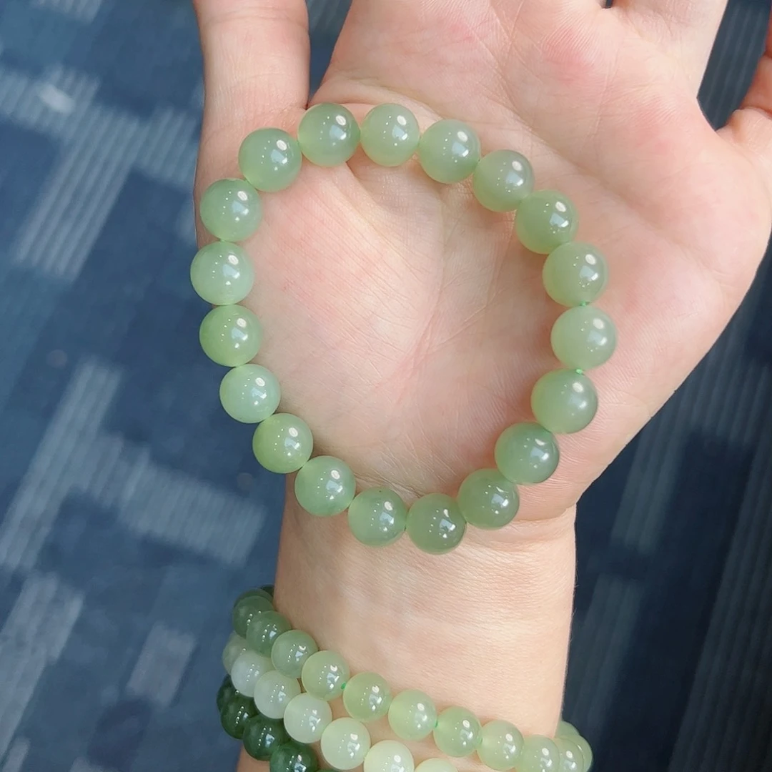 【闪购商品】手串未镶嵌和田玉紫*