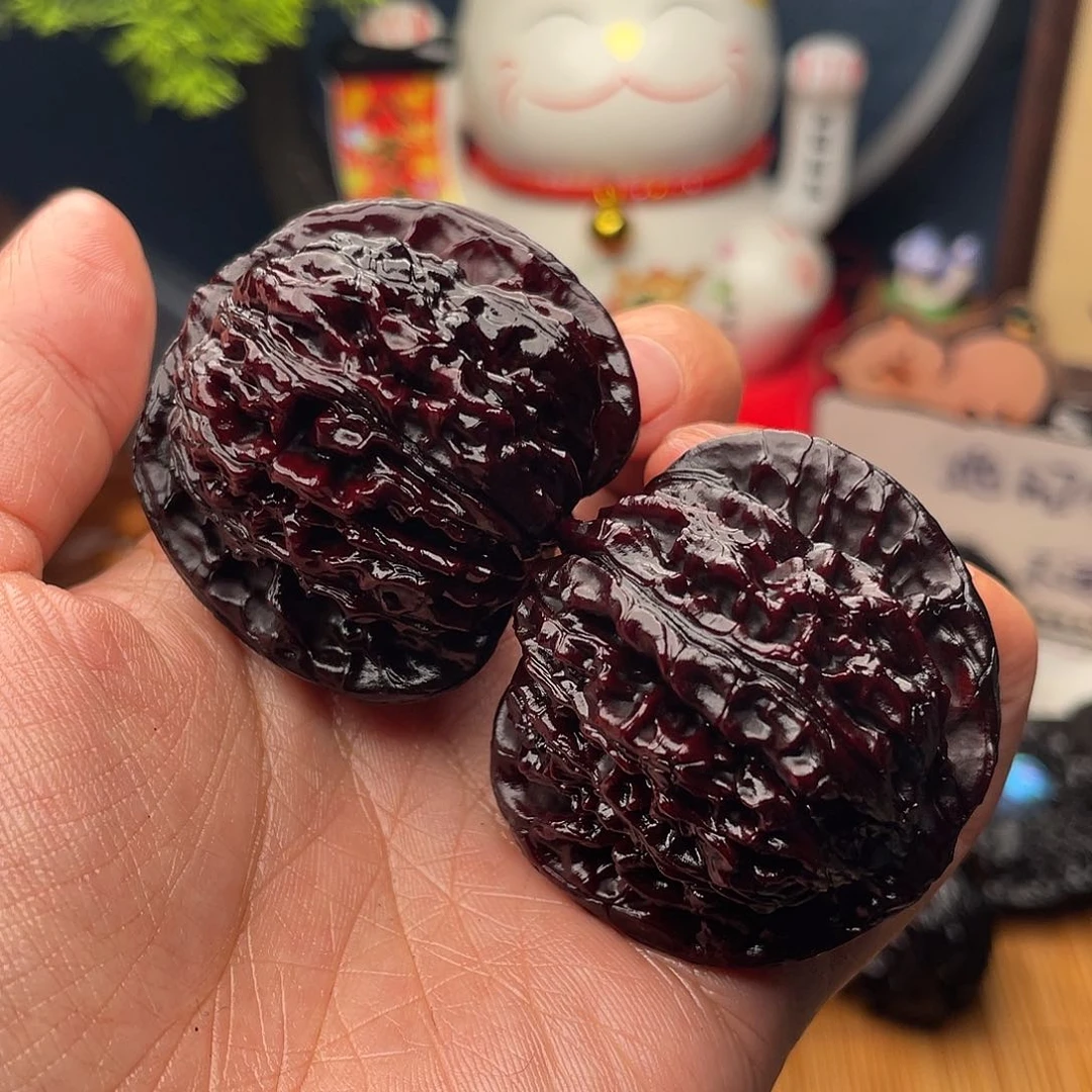吊坠文玩核桃44玫瑰楼