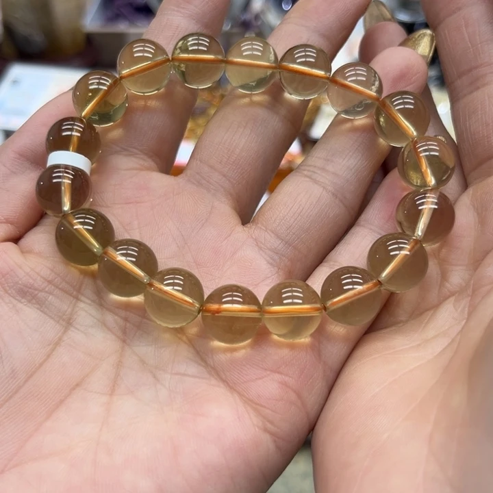 【闪购商品】水晶手链未镶嵌蓝**作手串12