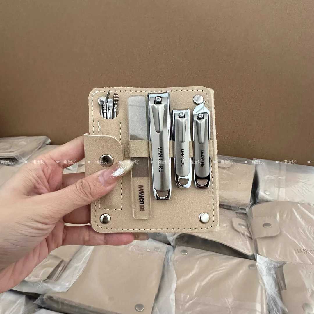 一诺厨房指甲剪套装家用修甲脚专用指甲钳原装进口款斜口脚指甲刀