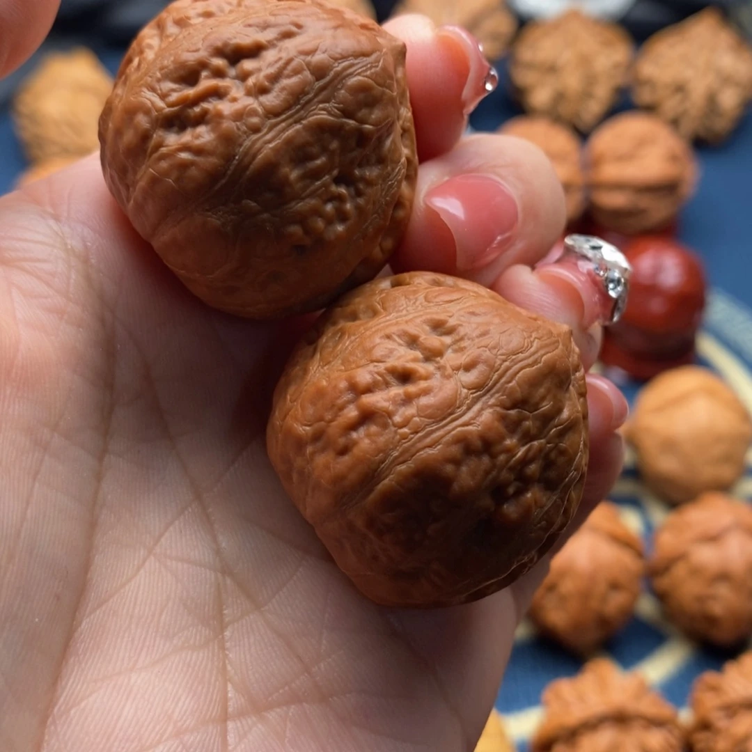 文玩核桃把件蓝**洋精品小手捻