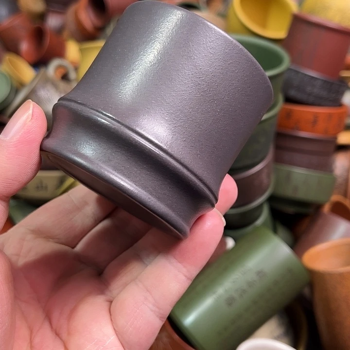 紫砂茶杯全手工紫砂主人杯