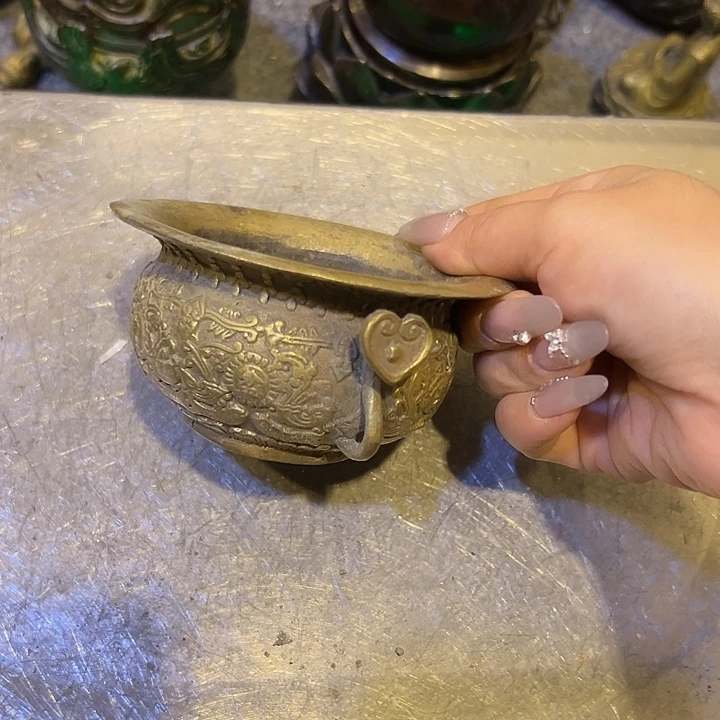 黄铜摆件，文房工艺品摆件