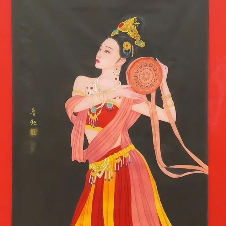 国画鲁钰先生精品之一