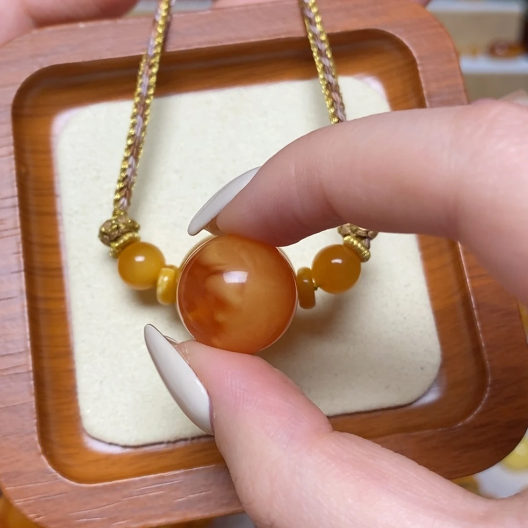 【闪购商品】未镶嵌颈饰蜜蜡项链