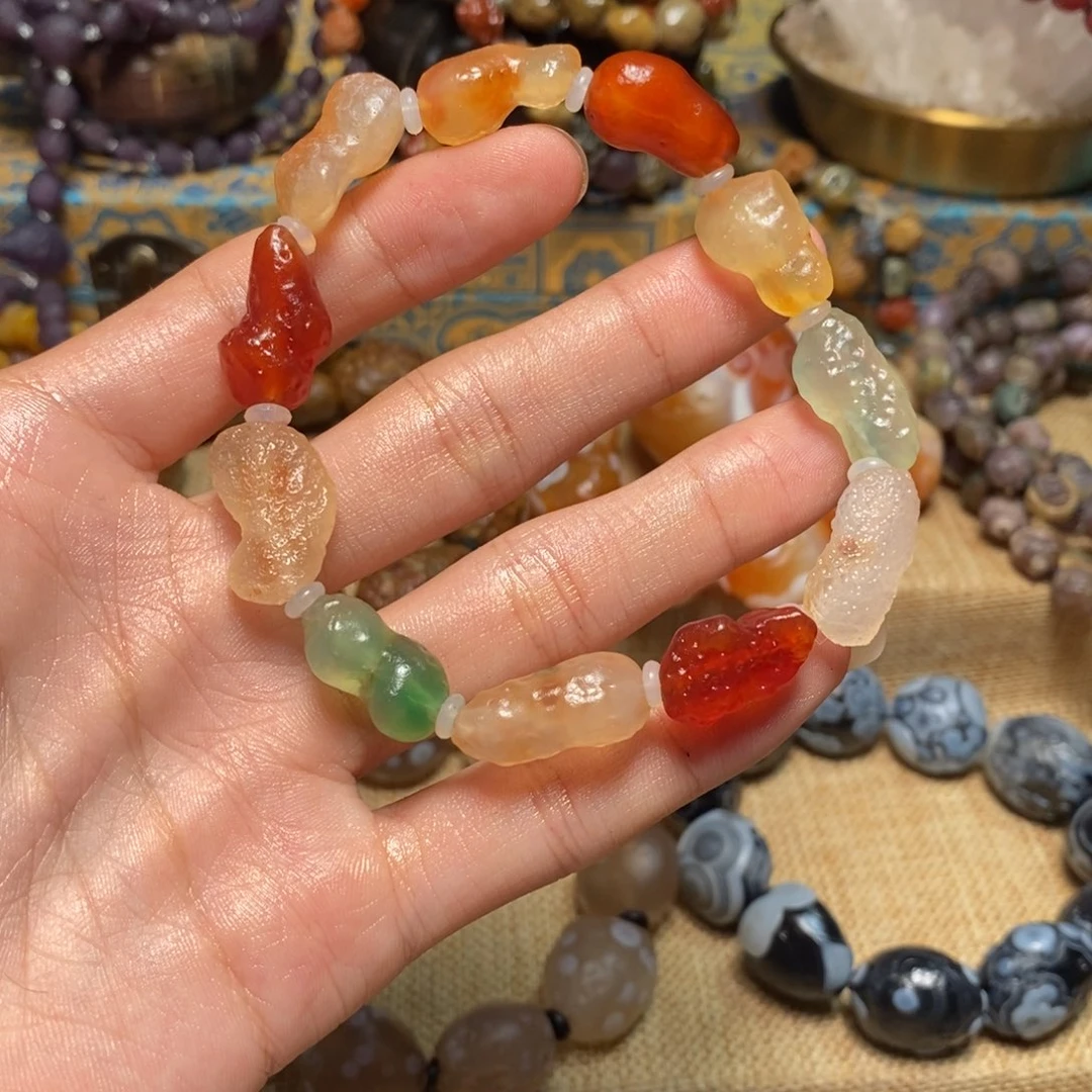 合金手链玛瑙/玉髓