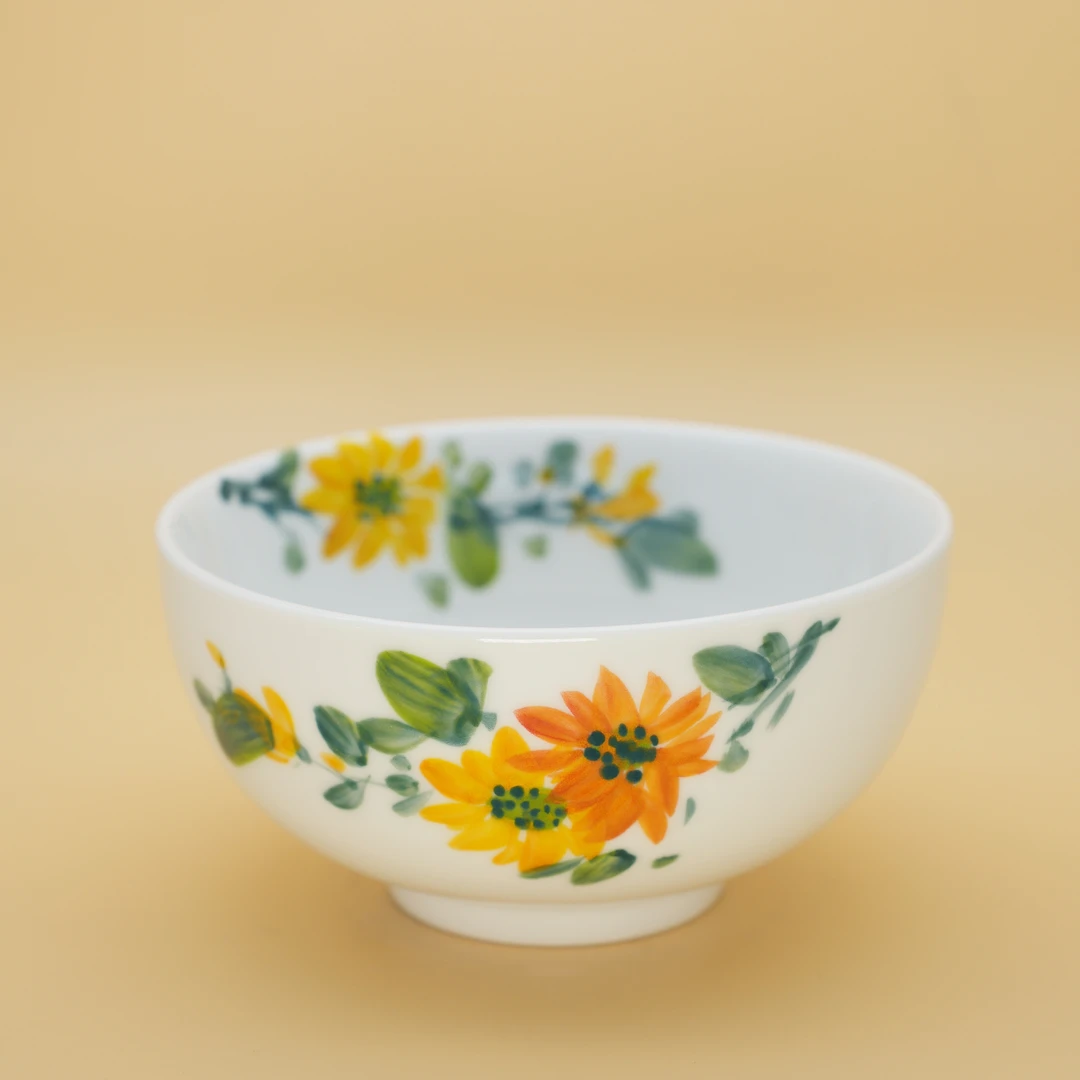 东土造物《面碗》景德镇手绘高温釉中彩-直径15cm高度7.5cm