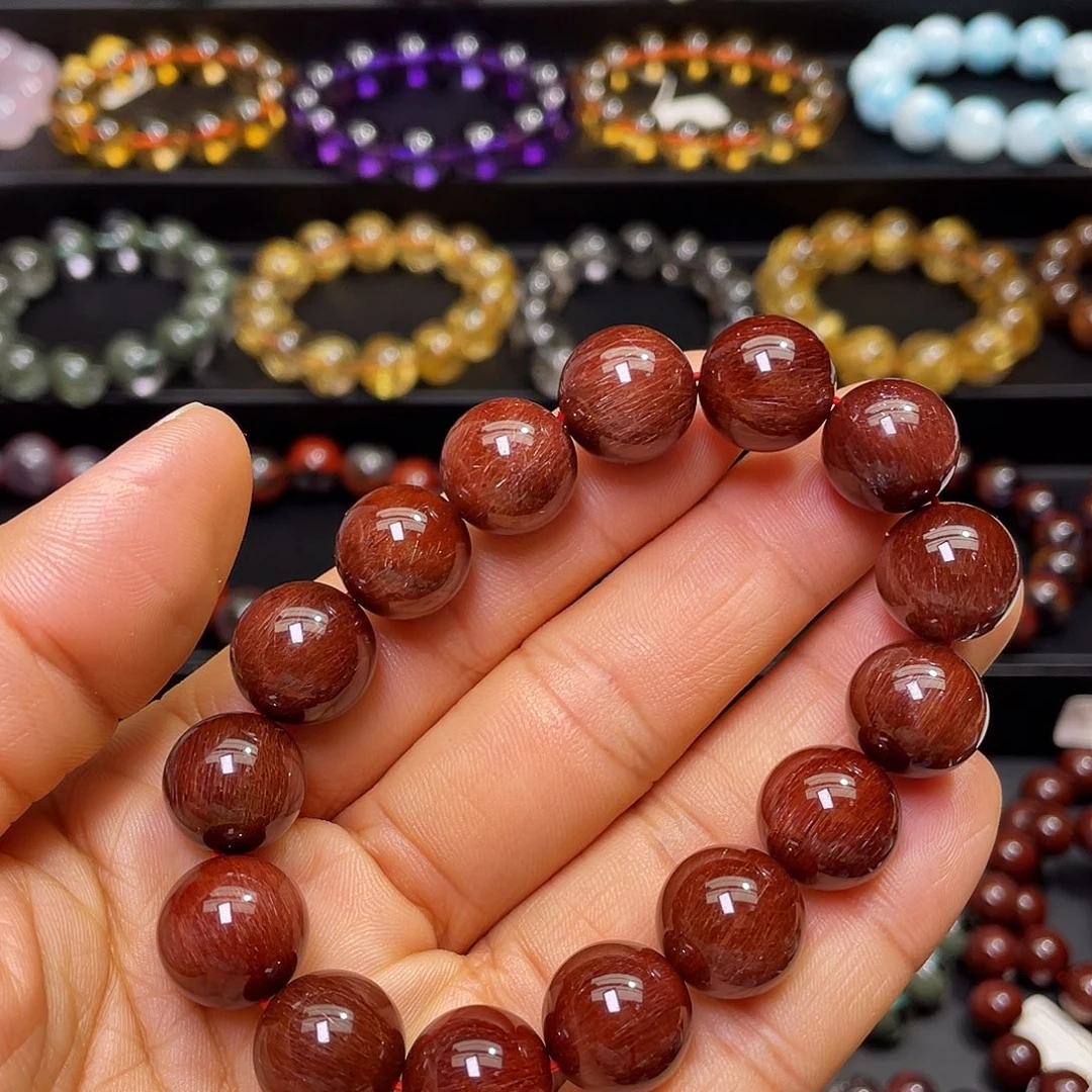 未镶嵌手链水晶红发晶