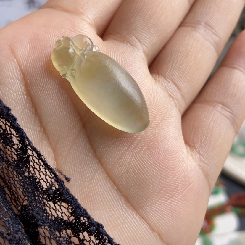 【闪购商品】未镶嵌定制翡翠清*。福瓜