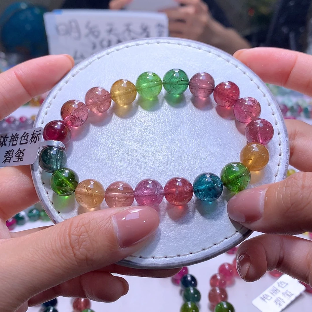 【闪购商品】未镶嵌手串碧玺10.5m