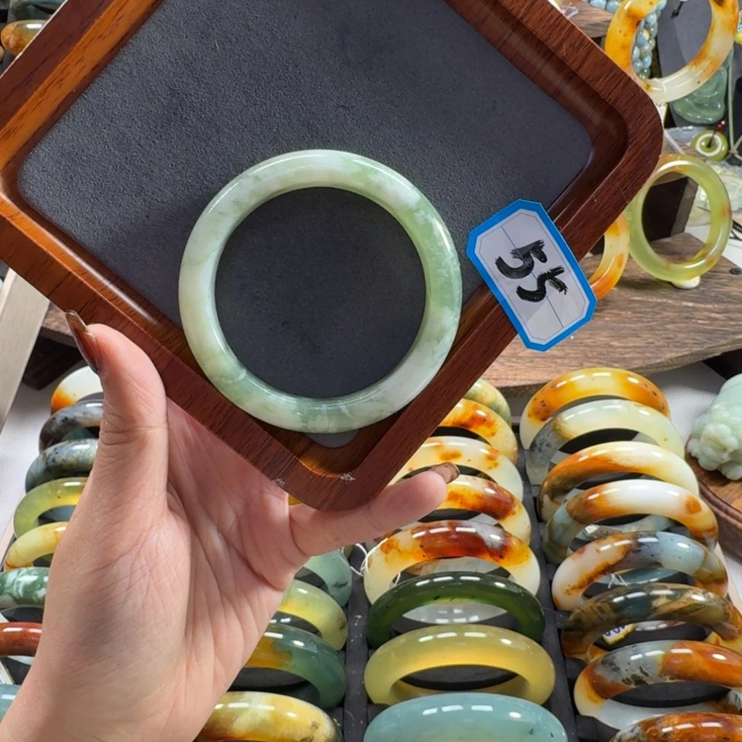 蛇纹石玉合金手镯