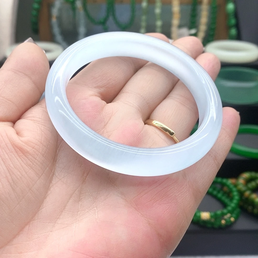 珐琅非金属白月光猫眼时尚百搭款55-57