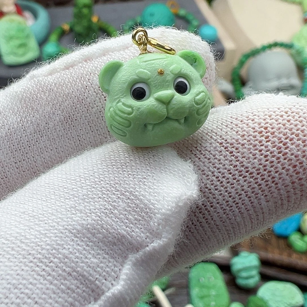 绿松石菜籽黄绿松石Z未镶嵌