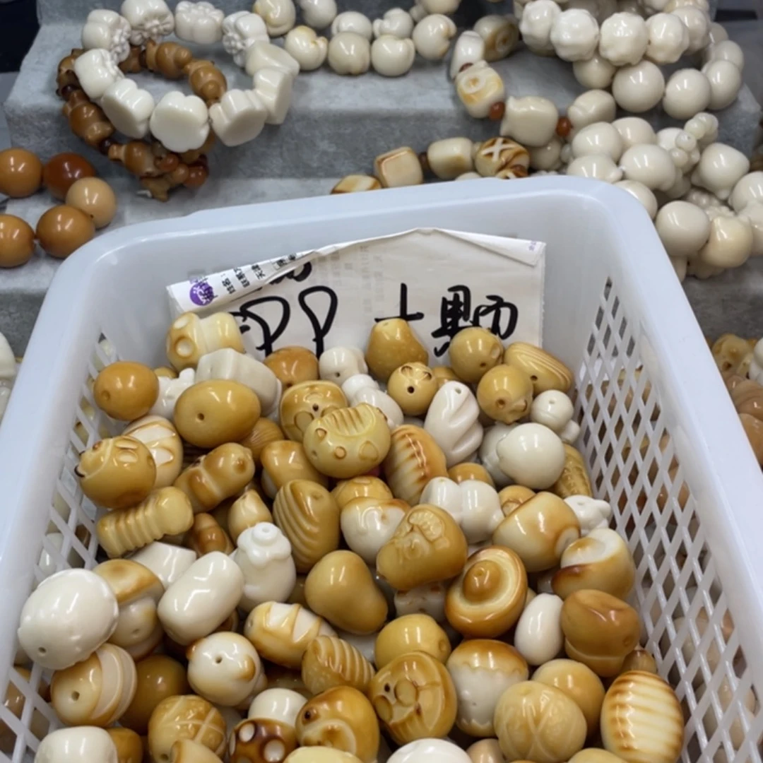 吊坠菩提根/象牙果全品象牙果十颗烤色