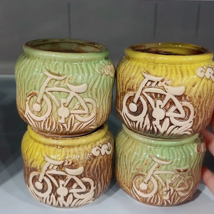 多肉陶瓷花盆满10元包邮