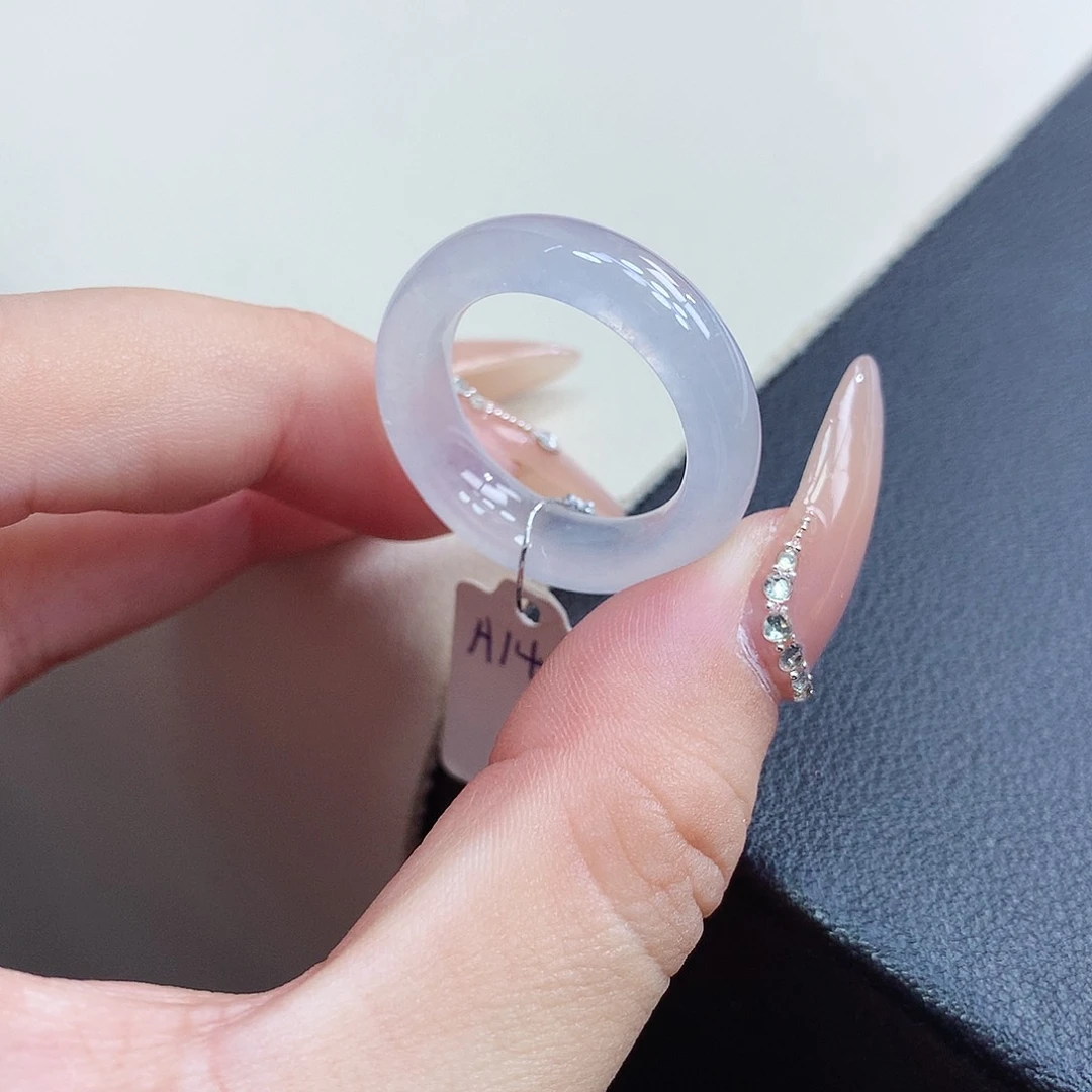 翡翠戒指未镶嵌17-18号