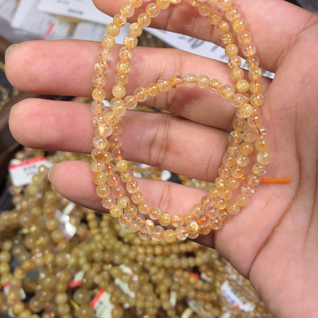 未镶嵌发晶手链卡4.7