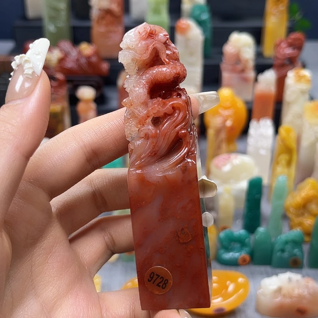 巴林石印石沙*包邮包刻9728