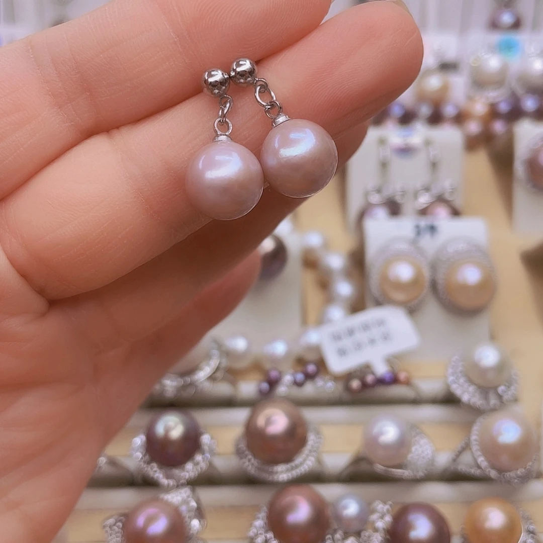 淡水珍珠未镶嵌耳饰