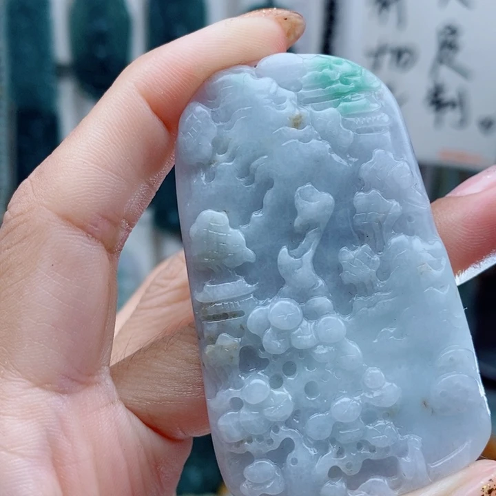 翡翠未镶嵌颈饰翡翠