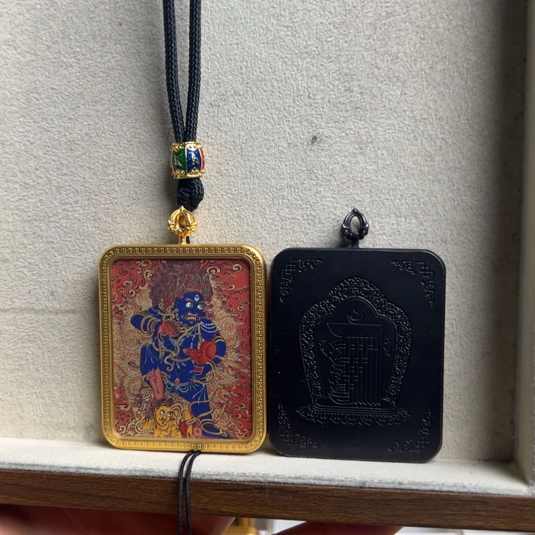 余***你吊坠单面定制 黑老爷