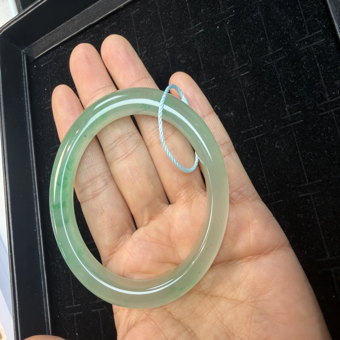 天然非洲翠冰透手镯