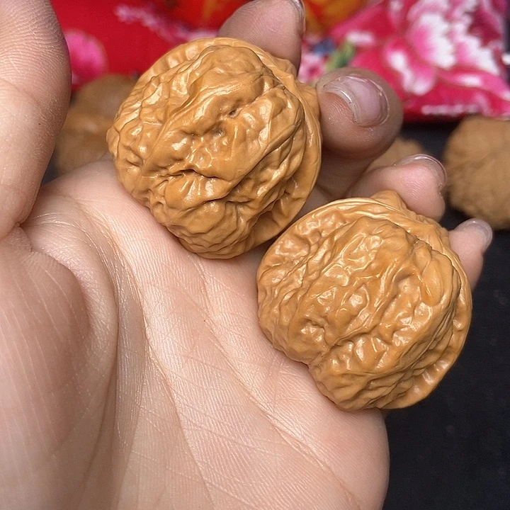 文玩核桃把件我****粘35蛤蟆头