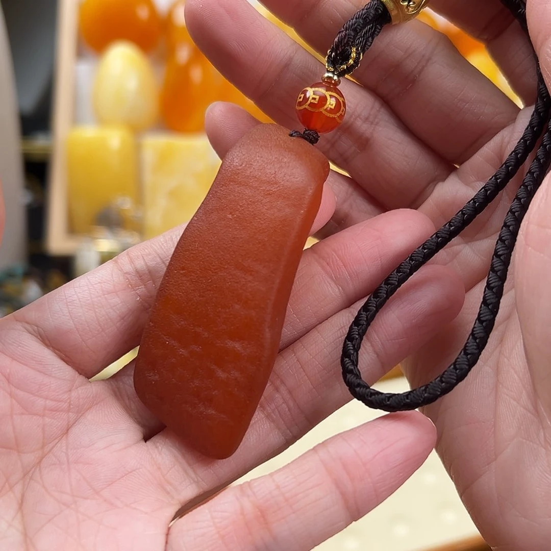 蜜蜡颈饰未镶嵌浙**爸蜜蜡