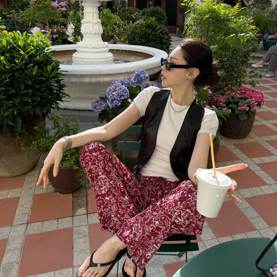 王嬛嬛MsLime25年新款【香家度假】100%桑蚕丝两件套 HD2A1208/1224